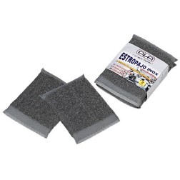 Almohadilla estropajo inox (pack/2 u.)