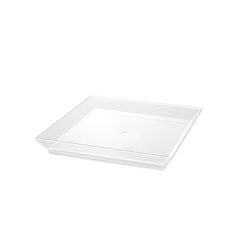 Plato Cuadrado Finger Food PS REUTILIZABLE