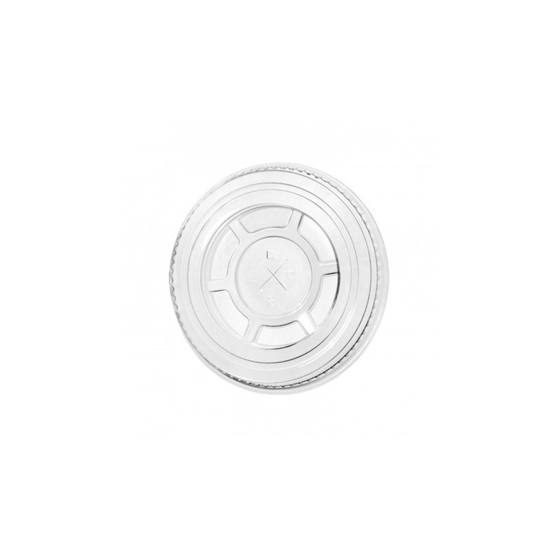 Tapa p/ vasos transparentes RPET (1000u/c) Tapa p/ vasos transparentes RPET (1000u/c)