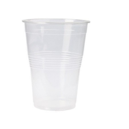 Vasos PP reutilizables transparentes