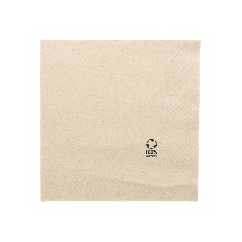 Servilletas ecológicas 33x33 kraft Servilletas ecológicas 33x33 kraft