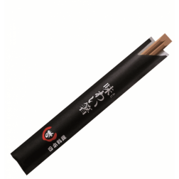 Palillos bambú 21 cm con funda papel