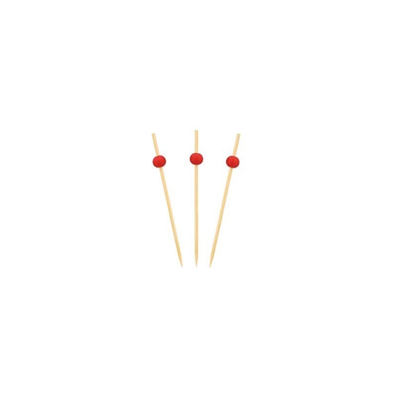 Pincho bambú para fruta Pincho bambú para fruta