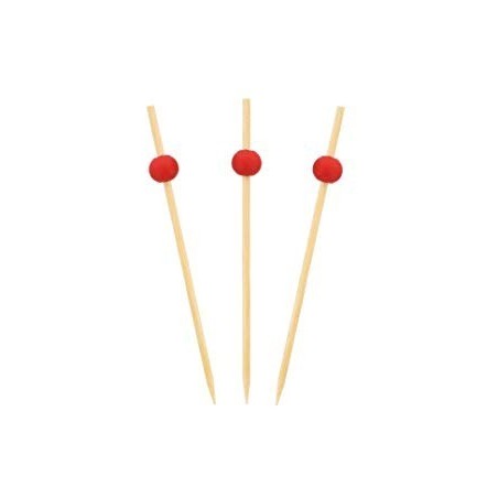 Pincho bambú para fruta