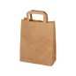 Bolsas de papel kraft con asa plana