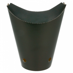 VASOS FRITAS CON CIERRE 480 ML NEGRO CARTONCILLO