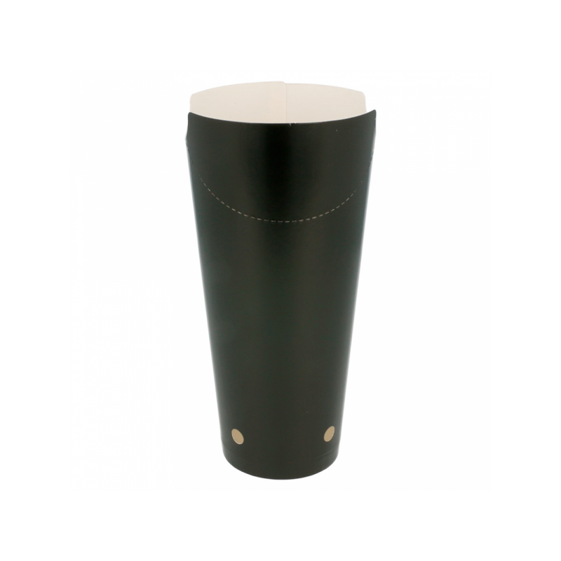 VASOS FRITAS CON CIERRE 660 ML NEGRO CARTONCILLO VASOS FRITAS CON CIERRE 660 ML NEGRO CARTONCILLO