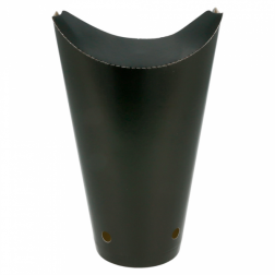 VASOS FRITAS CON CIERRE 660 ML NEGRO CARTONCILLO