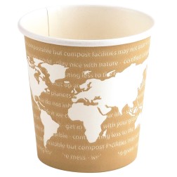 Vasos de cartón para bebidas calientes World Art 4oz/120ml