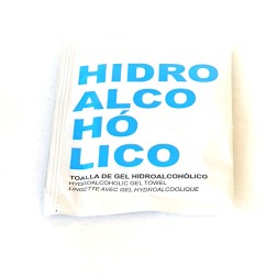 Toall. sanitizante 100% compostable 75x100