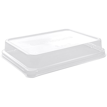Tapa PLA para Envase de 3 compartimentos