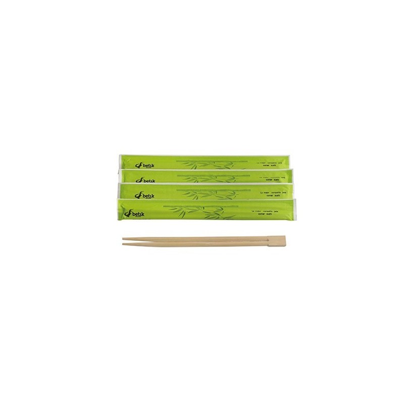 Palillos chinos 21cm enf. papel (verde) Palillos chinos 21cm enf. papel (verde)