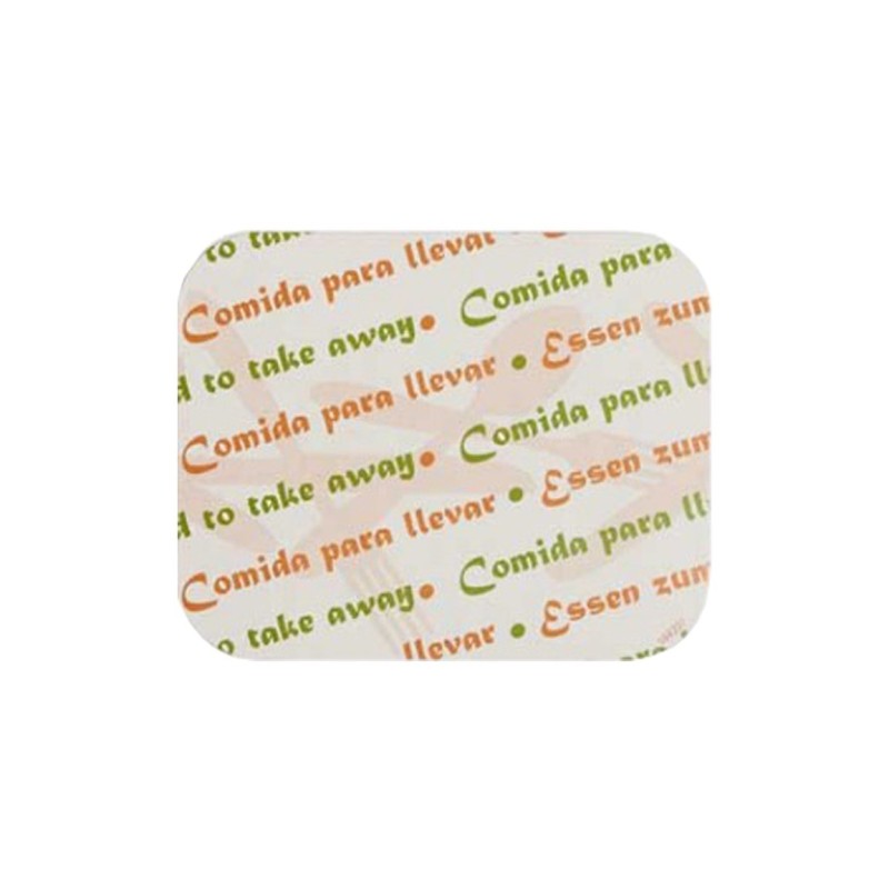 Tapas de cartón p/precocinados
