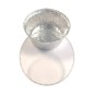 Tapa PVC p/envase aluminio postres