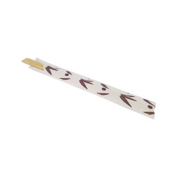 Palillos bambú 21 cm con funda papel
