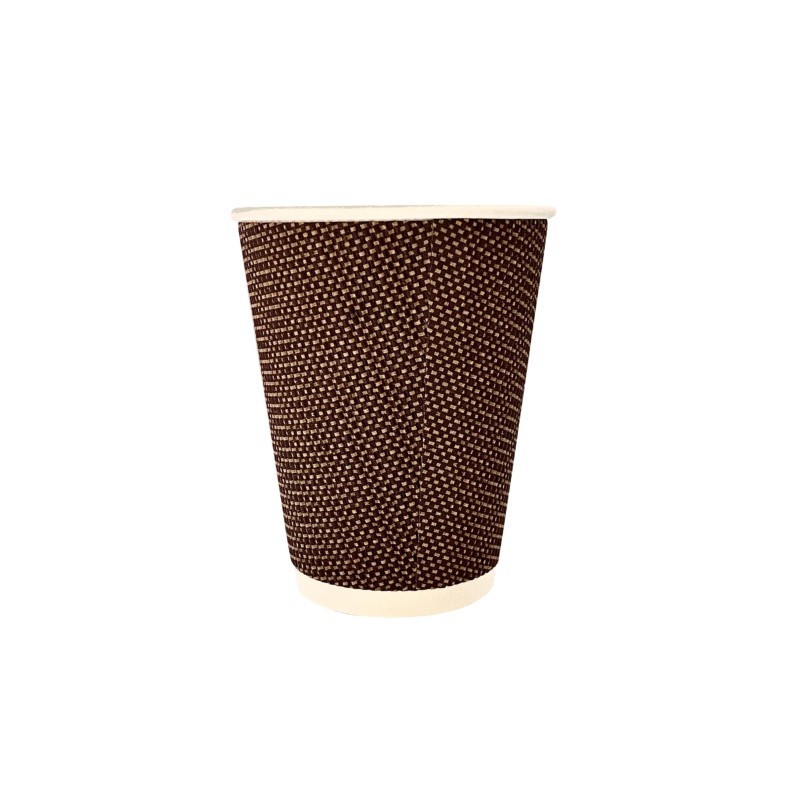 Vaso Cartón Trenzado Doble Pared
