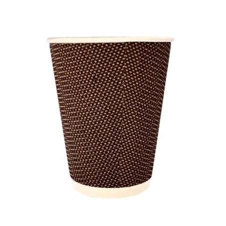 Vaso Cartón Trenzado Doble Pared