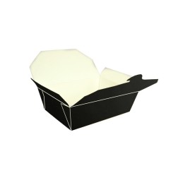 Cajas Americanas Negras (INTERIOR BLANCO)