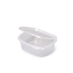 ENVASES PP REUTILIZABLES CON BISAGRA OVALADOS CUI