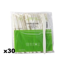 Tenedor biodegradable de maíz
