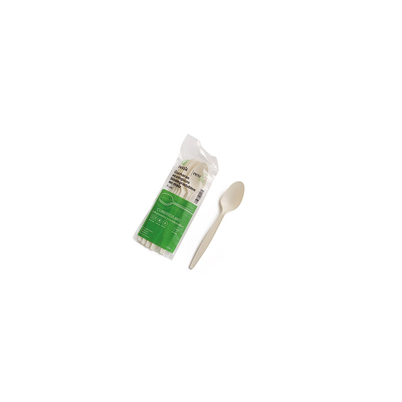 Cucharilla biodegradable de maíz
