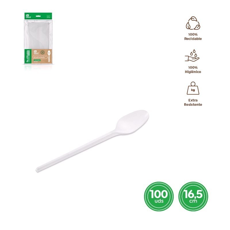 Cubiertos blancos PS REUTILIZABLES Cubiertos blancos PS REUTILIZABLES