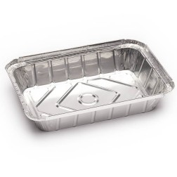 Envases de aluminio rectangulares para canelones