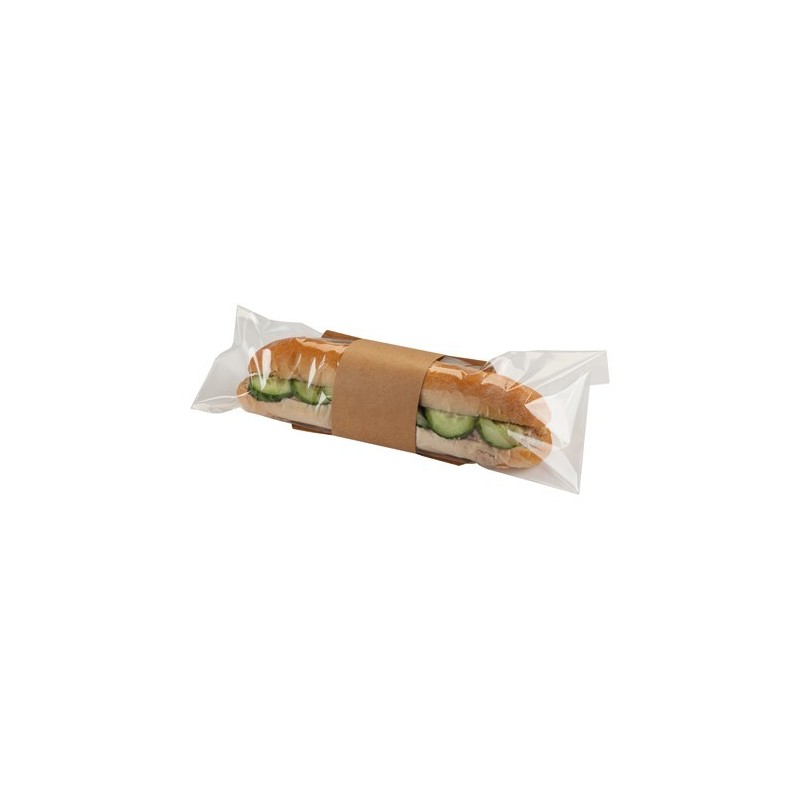 Envase bocadillo cartón/film KRAFT 168E
