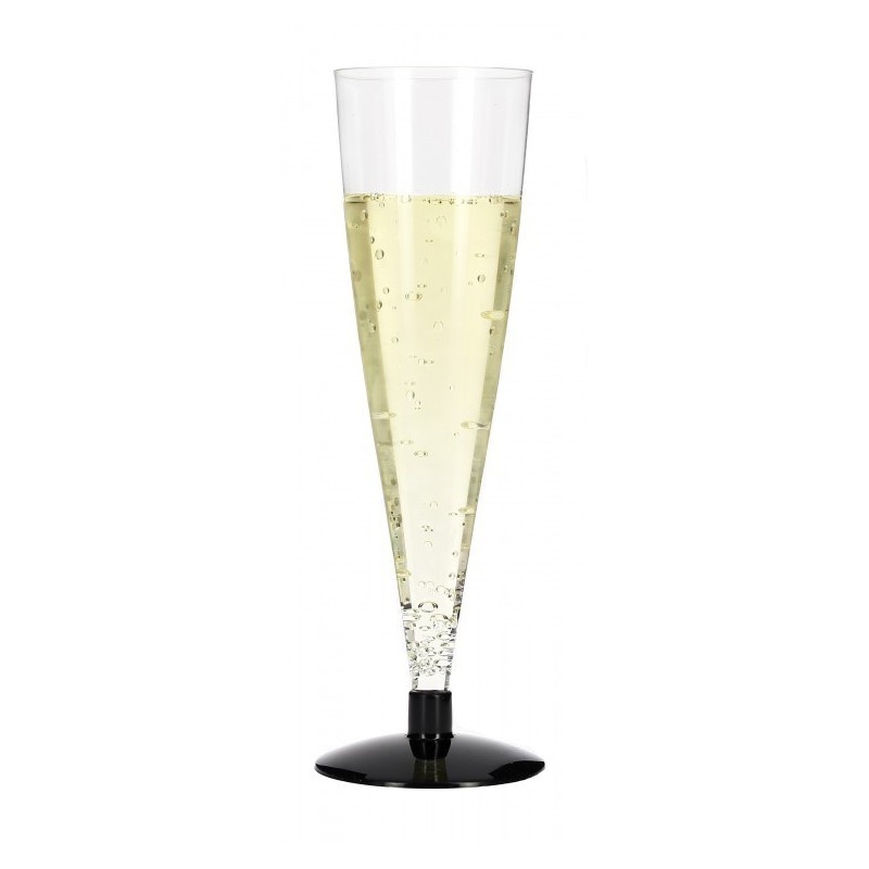 Copa champagne/cava alta pie negro Copa champagne/cava alta pie negro