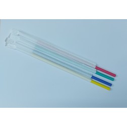Cañta de papel colores surtidos 6x200mm enfundada