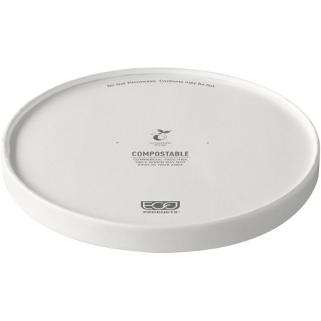 Tapa de papel 185mm para ENSALADERAS REDONDAS PAPEL CON LAMINACION INTERIOR DE PLA