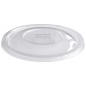 TAPA  RPET antivaho 185MM PARA ENSALADERAS REDONDAS PAPEL CON LAMINACION INTERIOR DE PLA