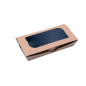 Ensaladera kraft con ventana (interior negro) Ensaladera kraft con ventana (interior negro)