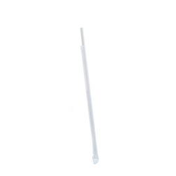 Cañita papel blanca recta 6X230 mm con funda blanca