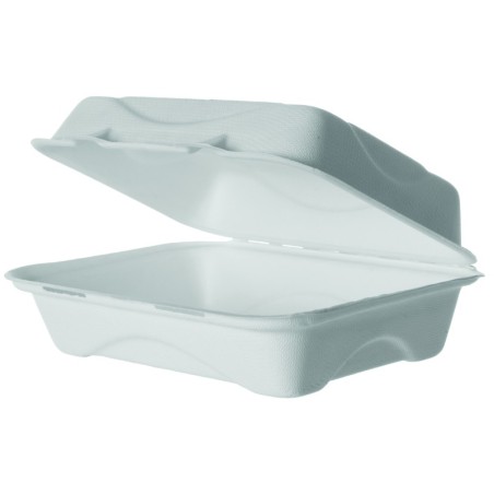 Concha PORTAMENU RECTANGULAR EPHC96 Bagazo 23x15x75 cm 100% COMPOSTABLE