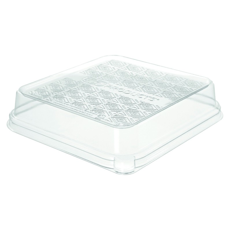 Taco Tray PLA LID Bagazo EPSCS73LID Taco Tray PLA LID Bagazo EPSCS73LID