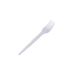 Tenedor Lean Blanco PP 16cm