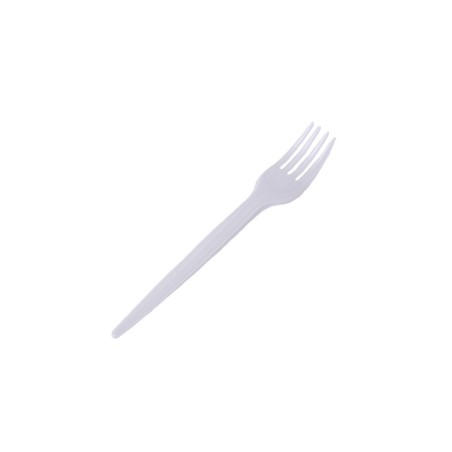 Tenedor Lean Blanco PP 16cm