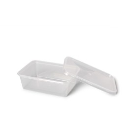 Envase rectangular inyecctado + tapa PP