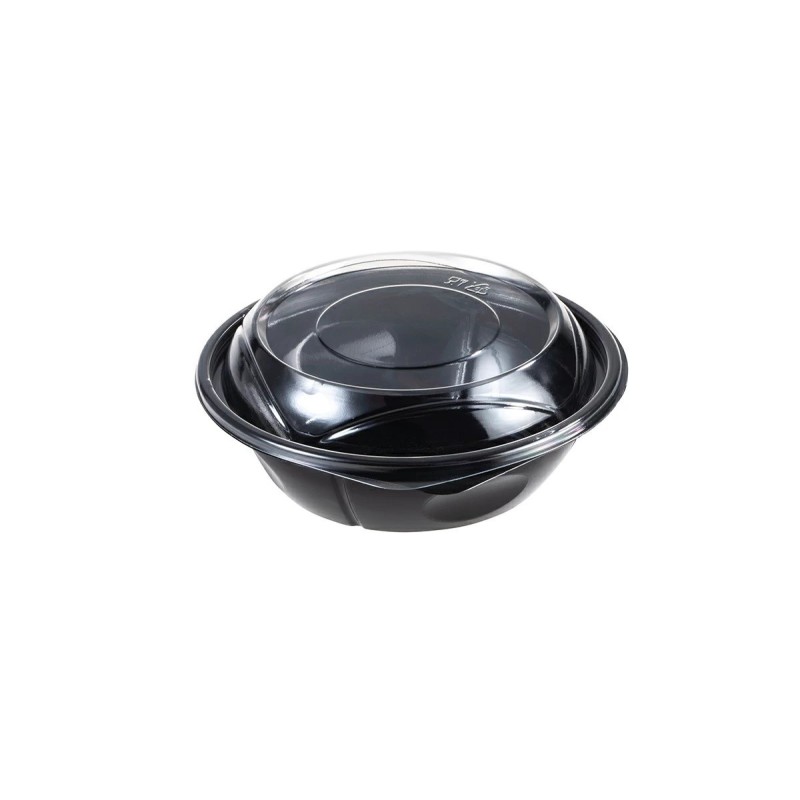ENSALADERAS NEGRAS 500CC + TAPA (V490+C490) ENSALADERAS NEGRAS 500CC + TAPA (V490+C490)