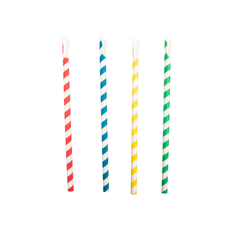 Cañita cuchara papel colores surtidos Cañita cuchara papel colores surtidos