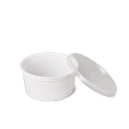 Tarrina circular plastico PP