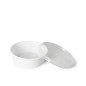Tarrina blanca + tapa CUI PP reutilizable Tarrina blanca + tapa CUI PP reutilizable