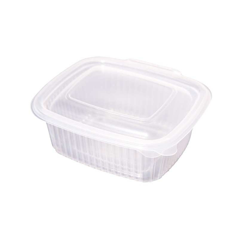 Envases PP reutilizables con bisagra Oval Envases PP reutilizables con bisagra Oval