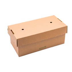 Concha Burger Meal Kraft 24x12x10cm EPBOX9X5