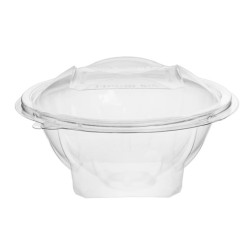 Ensaladera con bisagra transparente PET