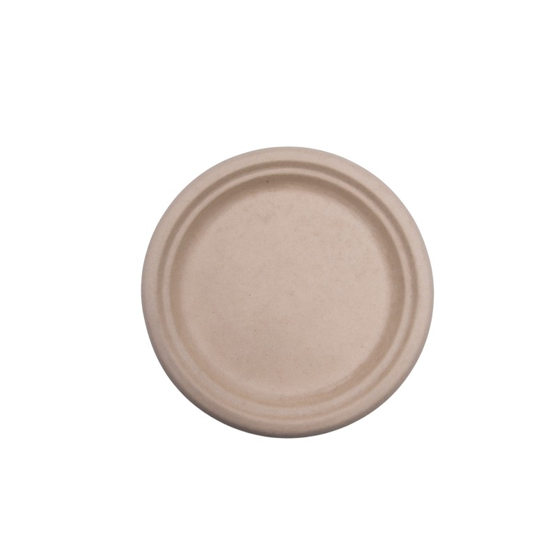 Plato bagazo NATURE 22cm. KRAFT Plato bagazo NATURE 22cm. KRAFT