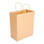 Bolsas de papel con asa rizada kraft Bolsas de papel con asa rizada kraft