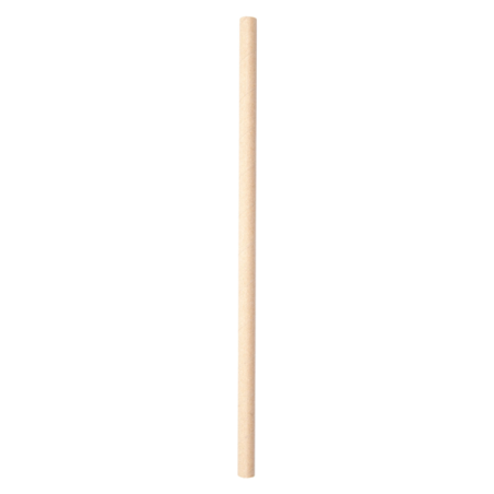 Cañitas pap.rectas Kraft 8x230mm