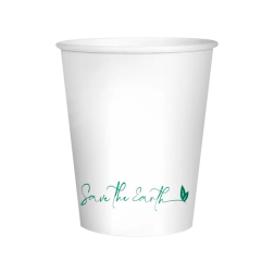Vasos de cartón blanco 100% reciclables